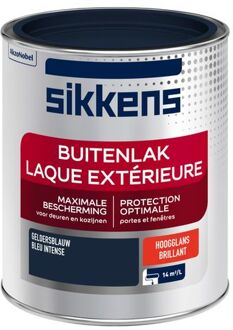 Buitenlak - Hoogglans - Geldersblauw - 750 ml