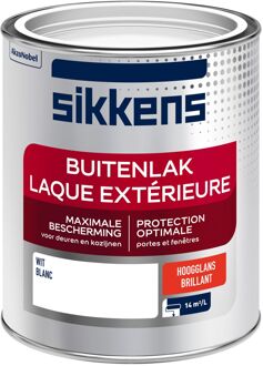 Buitenlak Hoogglans - Wit - 750 ml
