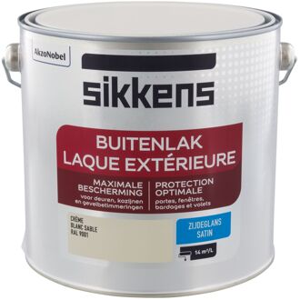 Buitenlak - Zijdeglans Crème - RAL 9001 - 2,5L