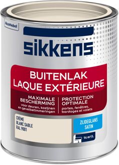 Buitenlak Zijdeglans -  RAL 9001 - 750 ml