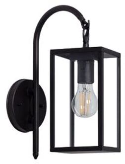 Buitenlamp Atriom - Wandlamp - E27 -34.5x24.5x12cm - Zwart