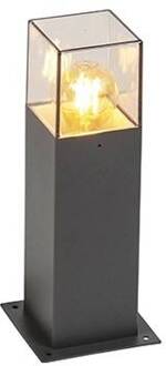 Buitenlamp Cube staand grijs klein