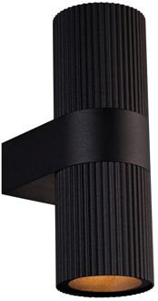 Buitenlamp Kyklop 2 lichts wand zwart