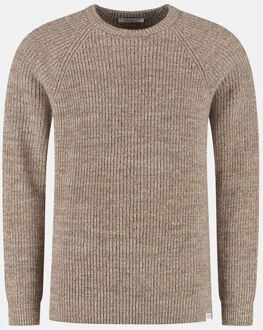 Buitenmens Leftover Knitted Trui Bruin - S