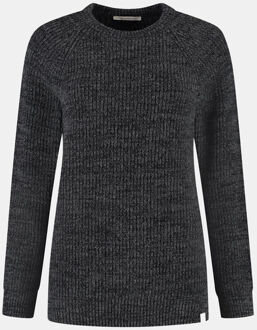 Buitenmens Leftover Knitted Trui Dames Zwart - XL