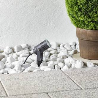 Buitenspot CMD 9028 met aardspies antraciet