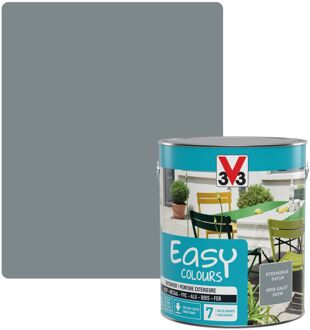 Buitenverf Easy Colours Zijdeglans Steengrijs 2,5l