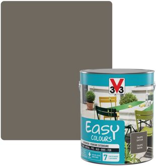 Buitenverf Easy Colours Zijdeglans Taupe 2,5l