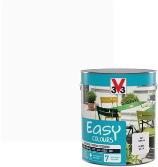 Buitenverf Easy Colours Zijdeglans Wit 2,5l