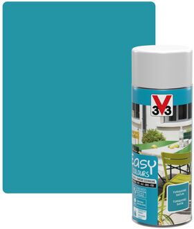 Buitenverf Spuitbus Easy Colours Blauw Turquoise 400ml