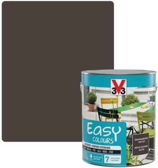 Buitenverf Spuitbus Easy Colours Havanabruin 2,5l