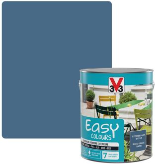 Buitenverf Spuitbus Easy Colours Stormblauw 2,5l