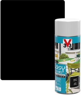 Buitenverf Spuitbus Easy Colours Zwart 400ml