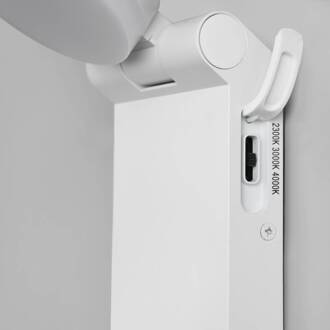 Buitenwandlamp Adour, mat wit, kantelbaar, CCT, IP44 wit mat