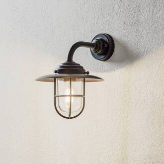 Buitenwandlamp Chalet rooster messing gebruineerd messing gebruineerd, transparant