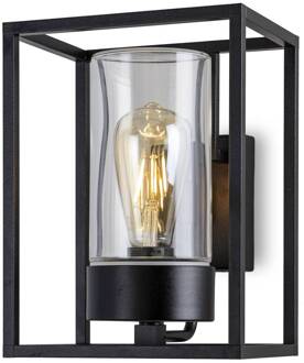 Buitenwandlamp Cubic³ 3363 zwart/helder zwart, helder