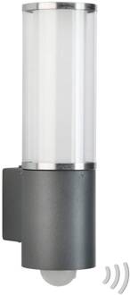 Buitenwandlamp Elettra met bewegingssensor antraciet, wit, zilver