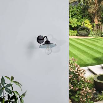 buitenwandlamp Filip, roestbruin, 30 cm, E27, IP44 roestbruin, helder