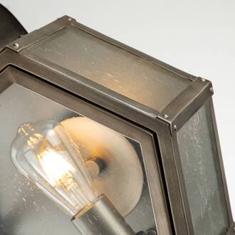 Buitenwandlamp Heath breedte 33,1 cm Bronz bronz gepolijst, helder