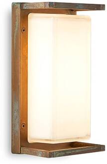 Buitenwandlamp Ice Cubic 3412, messing antiek antiek-messing