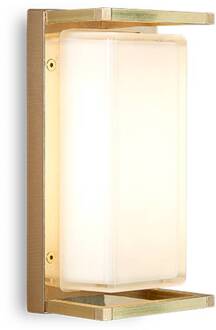 Buitenwandlamp Ice Cubic 3412, messing natuur