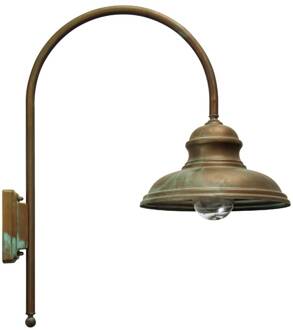Buitenwandlamp Luca 52 cm messing antiek-koper