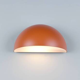 Buitenwandlamp Maas, abrikoos, gegoten aluminium, E27