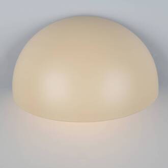 Buitenwandlamp MAAS, crème, breedte 27 cm, metaal, IP44