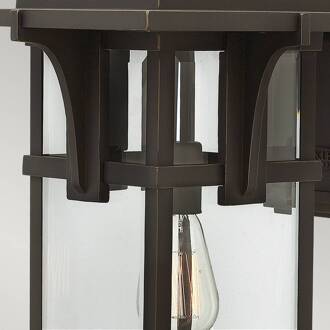 Buitenwandlamp Manhattan L, brons brons, helder