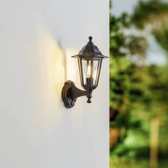 buitenwandlamp Nane, sensor, lantaarn, zeewaterbestendig zwart (RAL 9005)