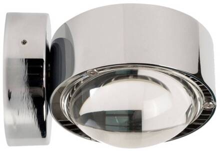 Buitenwandlamp Puk, chroom