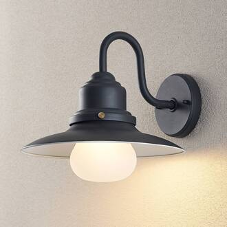 buitenwandlamp Roisin, antraciet, metaal, 31 cm donkergrijs