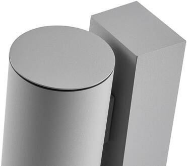 Buitenwandlamp ShoreLine Pro Round, lichtgrijs, GU10