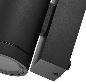 Buitenwandlamp ShoreLine Pro Round up/down, donkergrijs, GU10