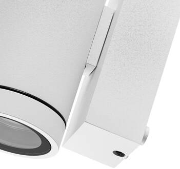 Buitenwandlamp ShoreLine Pro Round up/down, wit, GU10