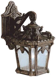 Buitenwandlamp Tournai in antiek ontwerp antiek brons