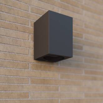 buitenwandlamp Xava, downlight, antraciet, GU10