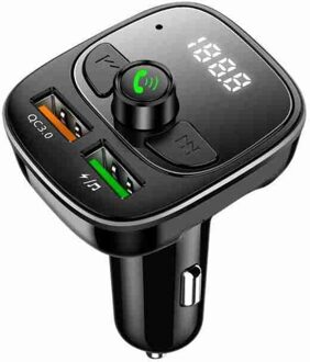 Buletooth Handsfree Car Kit Fm-zender Aux Modulator Buletooth Auto MP3 Speler Audio Receiver Adapter Dual Usb Car Charger