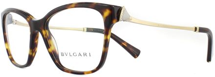 Bulgari Bvlgari Square Dark Havana damesglazen frames Bruin - One Size