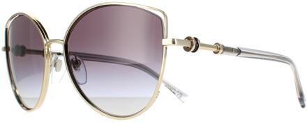 Bulgari Bvlgari zonnebril bv6168 278/8g bleek goudgrijze gradiënt - One Size