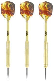 Bull's 1x Set Van 3 Dartpijlen Bear Brass 21 Grams - Darten/darts Sport Artikelen Pijltjes Messing