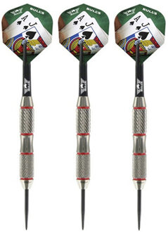Bull's 1x Set van 3 dartpijlen Blackjack Brass Red 23 grams Multi
