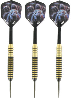 Bull's 1x Set van 3 dartpijlen Tarantula Brass 22 grams Multi