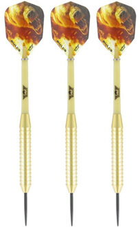 Bull's 1x Set van dartpijltjes met Bear Powerflite 23 grams - Dartpijlen Multikleur