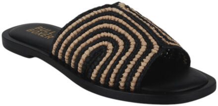 Bullboxer 6rs0030703-2183 dames slippers - maat 39 Zwart