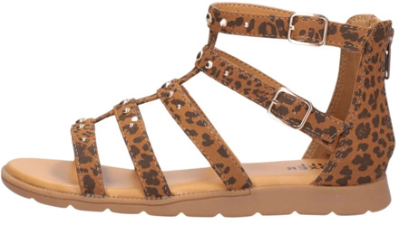 Bullboxer Agg021f1s Sandalen - Meisjes - Bruin - Maat 38