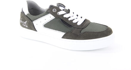 Bullboxer Aop004e5l Lage sneakers - Leren Sneaker - Jongens - Groen - Maat 35