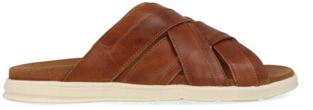 Bullboxer Slippers 482N00109ACOGN Bruin maat