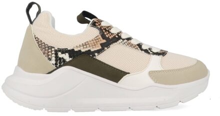 Bullboxer Sneakers 099000F5S_BGWHTD Beige maat