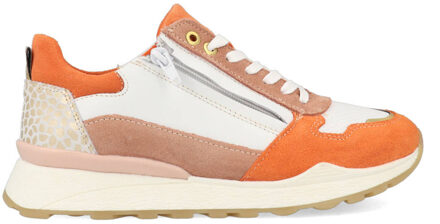 Bullboxer Sneakers AEX001E5C_SLOR Wit/ Oranje-30 maat 30